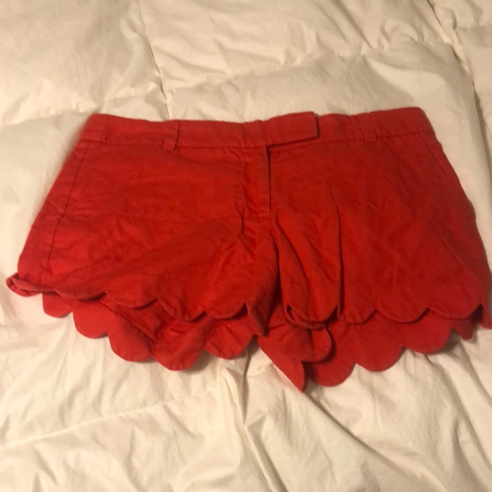 JCrew size 6 red shorts